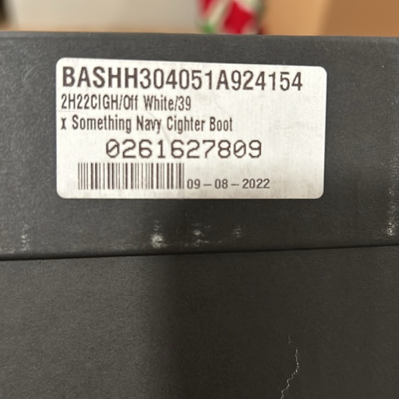 ba&sh x Something Navy off white cighter boots. Size 39. Brand new in box - Picture 9 of 9